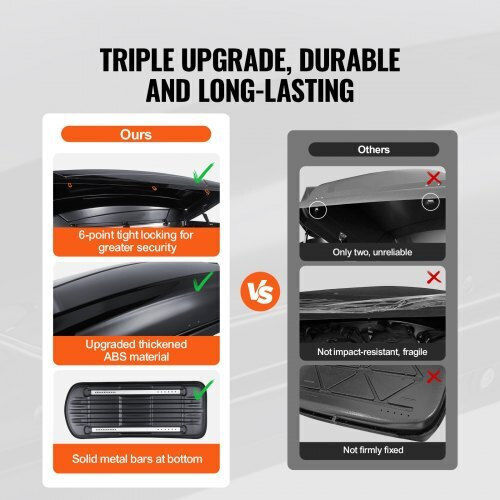 Vevor Vevor Car Roof Bars Set with Roof Rack Legs Black