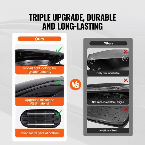 Vevor Vevor Car Roof Bars Set with Roof Rack Legs Black