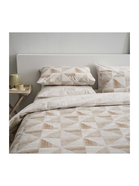 Vesta Home Σετ Παπλωματοθήκη Βαμβακερή Διπλή με 2 Μαξιλαροθήκες 200x240cm Vilma 2