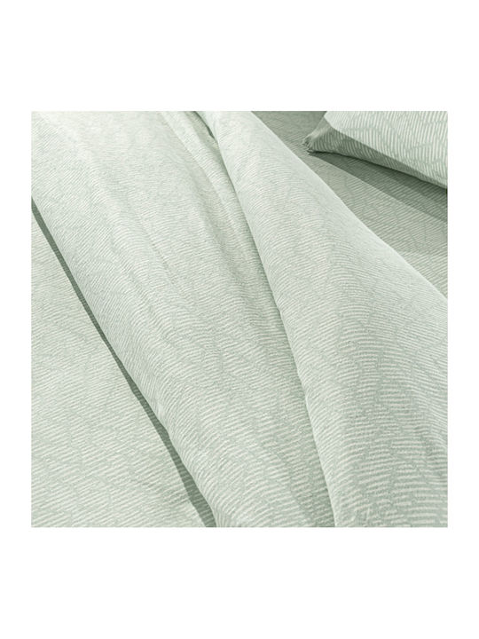 Guy Laroche Duvet Cover Set Cotton Queen with 2 Pillowcases 225x245 Brenta Mint