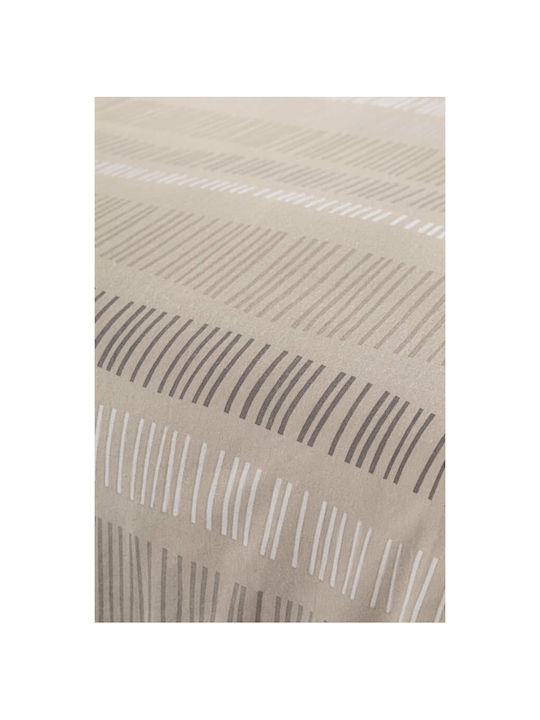 Guy Laroche Duvet Cover Set Cotton Queen with 2 Pillowcases 225x245 Nuvola Taupe