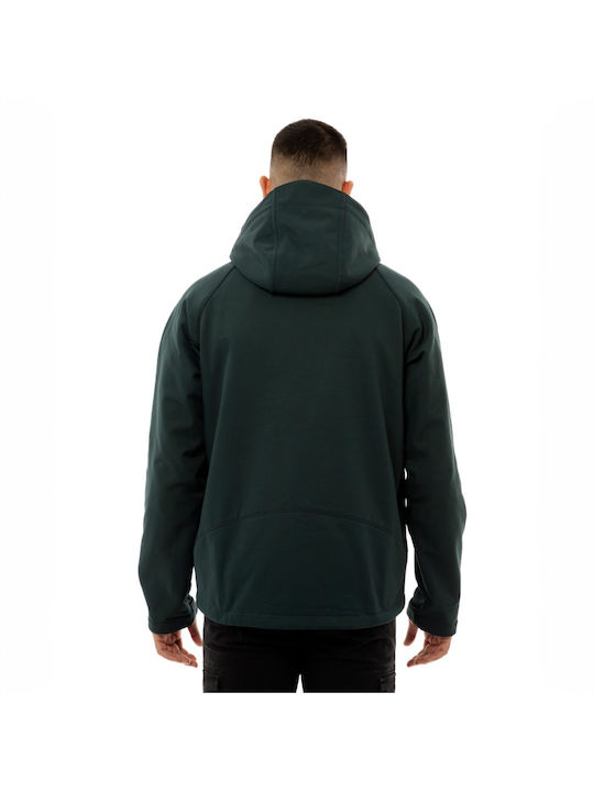 Be:Nation Winter Jacket Softshell Waterproof and Windproof Dark Green