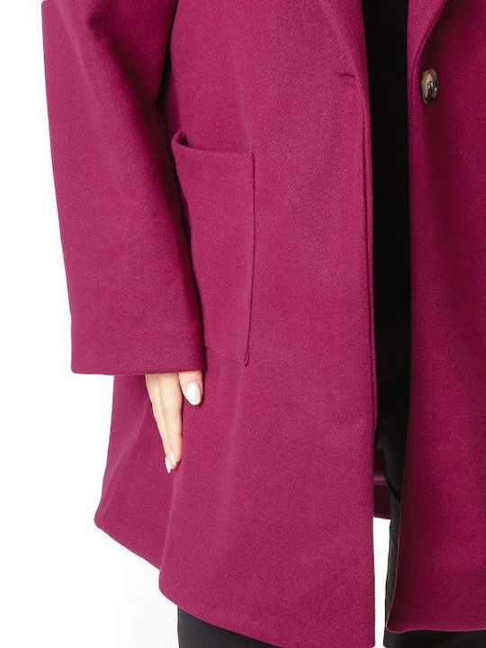 Women's Magenta Coat