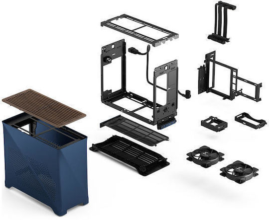 Fractal Design Era 2 Mini Tower Κουτί Υπολογιστή Μπλε