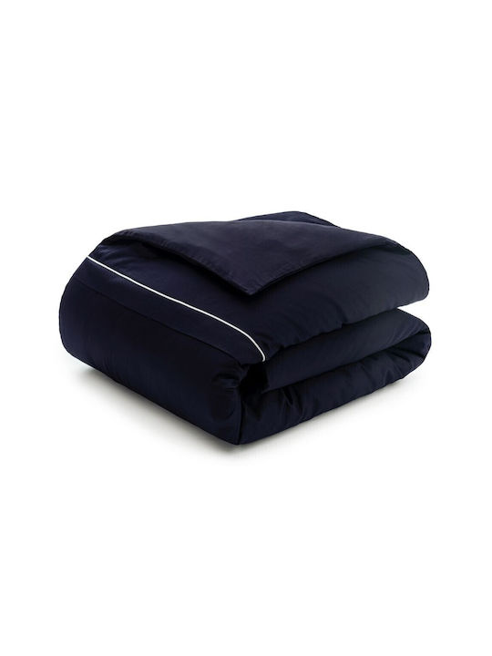 Tommy Hilfiger Bettbezug Baumwollsatin Übergröße 240x220 Arthur Navy / White