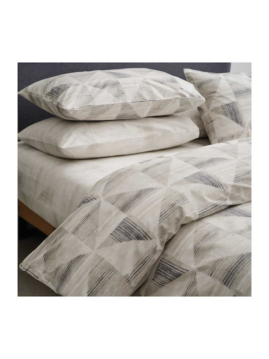 Vesta Home Σετ Παπλωματοθήκη Βαμβακερή Διπλή με 2 Μαξιλαροθήκες 200x240cm Vilma 1