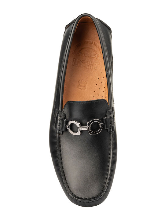 Men's Leather Loafers Black