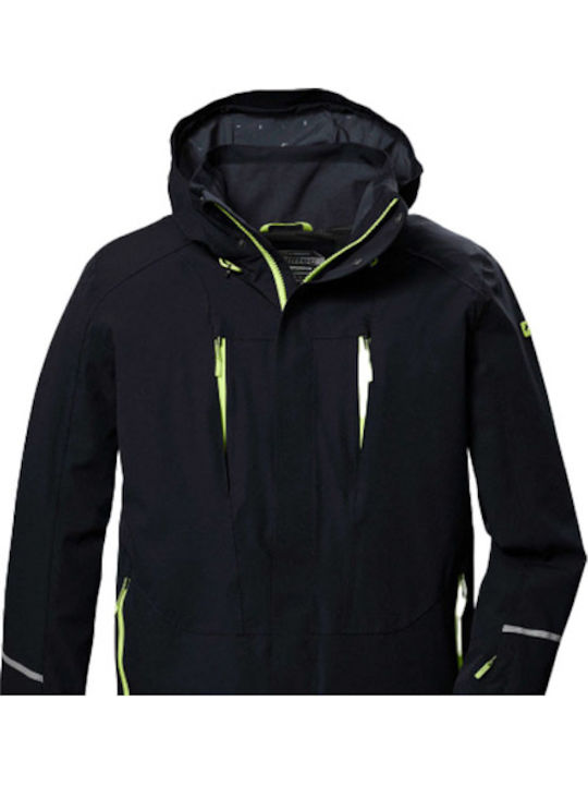 Killtec 41931-200 Ανδρικό Μπουφάν για Σκι & Snowboard Μαύρο