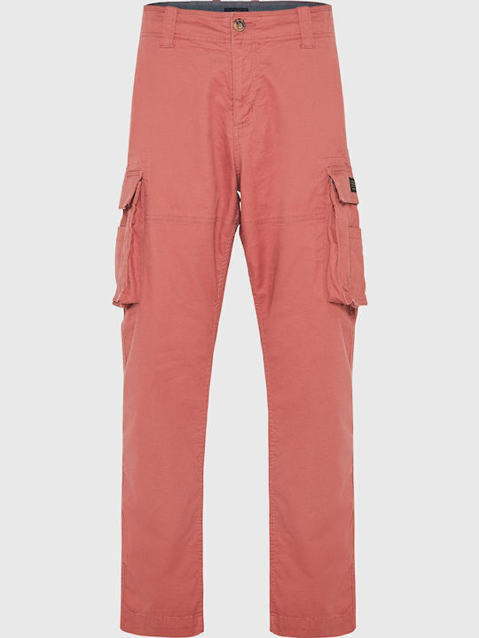 Trousers Cargo Elastic in Loose Fit Jacquard