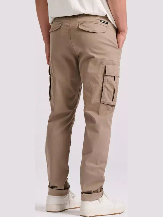 Trousers Cargo Elastic in Regular Fit Cigar