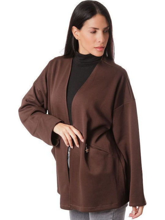 Damen Jacke Brown