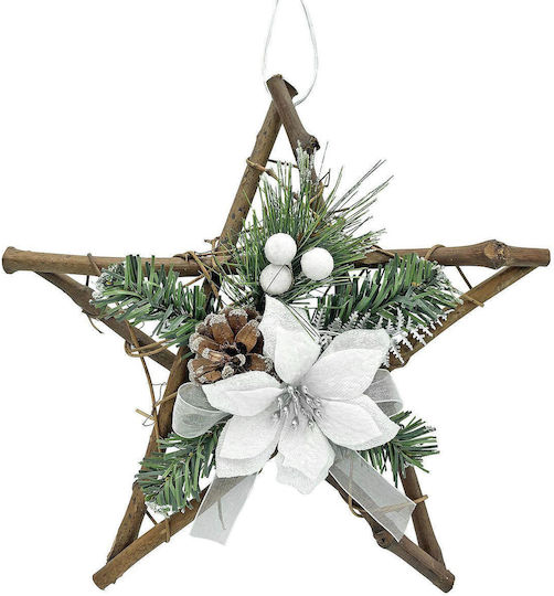 XMASfest Stea Suspendată Albă 30cm XMASfest Stea Suspendată Albă 30cm