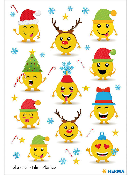 Herma Χριστουγεννιάτικα Велкро Christmas Emojis