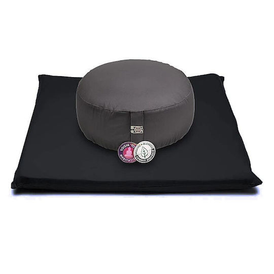 Zabuton Meditationsmatte Grau 65x65x5cm