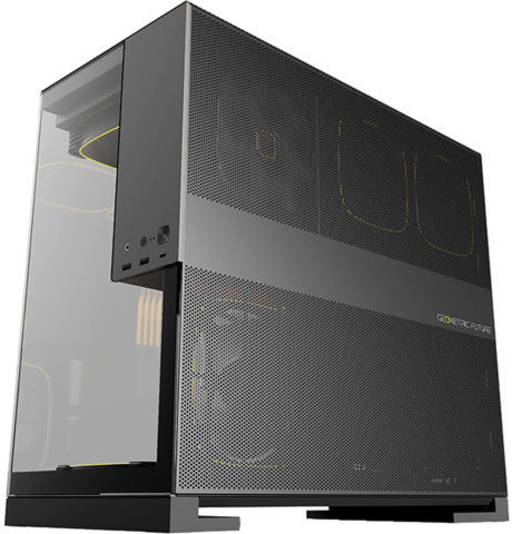 Geometric Future Model 5 Gaming Midi-Turm Computergehäuse Schwarz