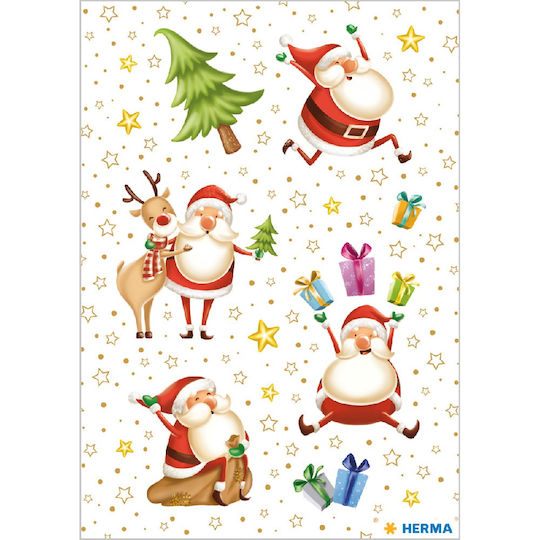 Herma Christmas with Design Άγιου Βασίλη Merry Christmas
