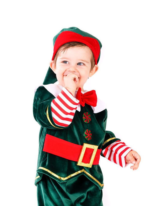 Kids Christmas Costume Elf Elf Green