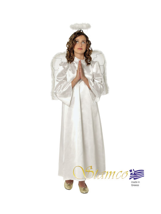 Stamco Kids Christmas Costume Angel Angel White