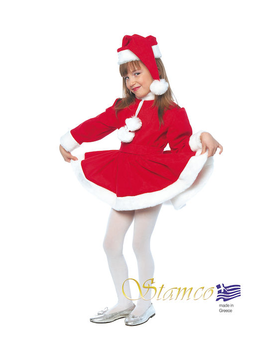 Stamco Kids Christmas Costume Santa Claus Santa Claus Red