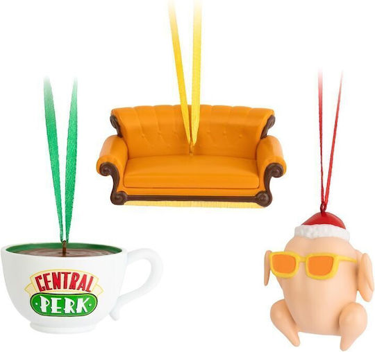Friends Set Ornamente De Crăciun Pentru Brad Din Plastic 3 Bucăți