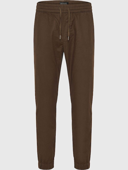 Hose Chino Elastisch in Entspannter Passform Khaki