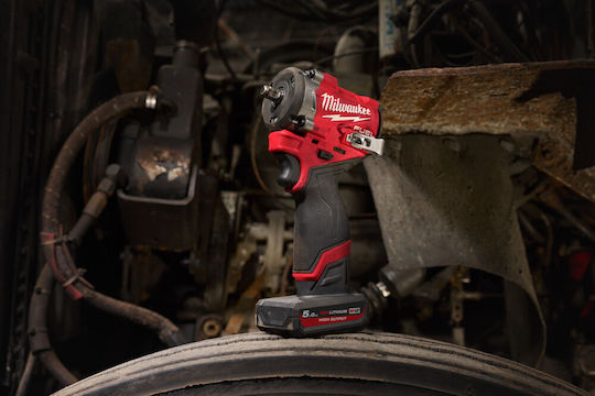 Milwaukee M12 FUEL Brushless Impact Wrench Battery Solo with Socket 1/2"