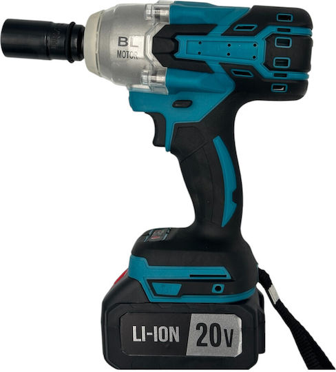 600N/S Impact Wrench Battery 20V with Socket 1/2"