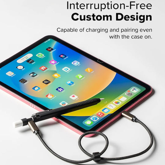 Ringke Silicone Drafting Grip Holder Θήκη Γραφίδας για Apple Pencil σε Ροζ χρώμα