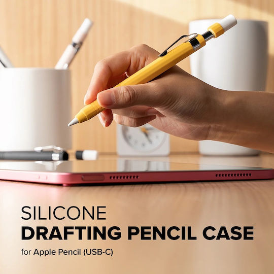 Ringke Silicone Drafting Grip Holder Θήκη Γραφίδας για Apple Pencil σε Ροζ χρώμα