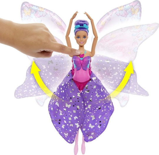 Barbie Ballerina Butterfly Doll Fashionistas for 3+ Years 33cm