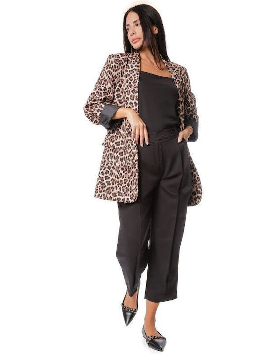 Silia D Γυναικείο Σακάκι Animal Print