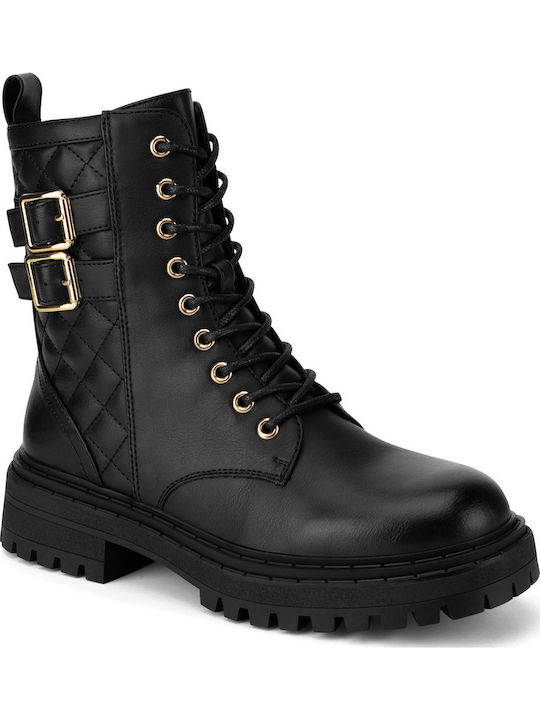 Stiefeletten Damen Schwarz