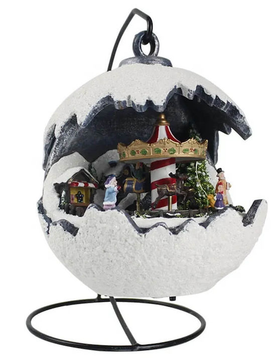 Crăciun Glob de Zăpadă 28.5x21.5x29.5cm 1buc