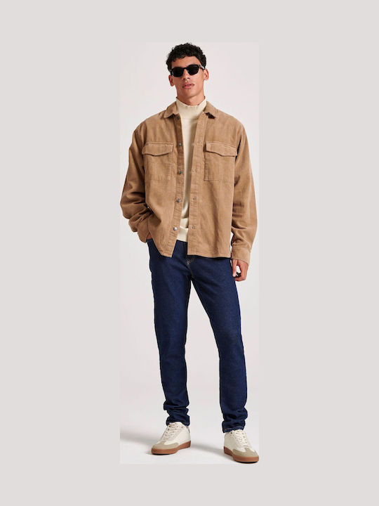 Ανδρικό Παντελόνι Τζιν Slim Tapered Fit Μπλε
