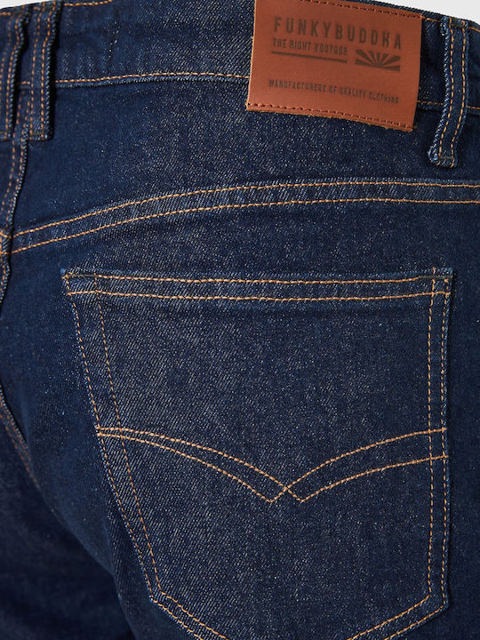 Ανδρικό Παντελόνι Τζιν Slim Tapered Fit Μπλε