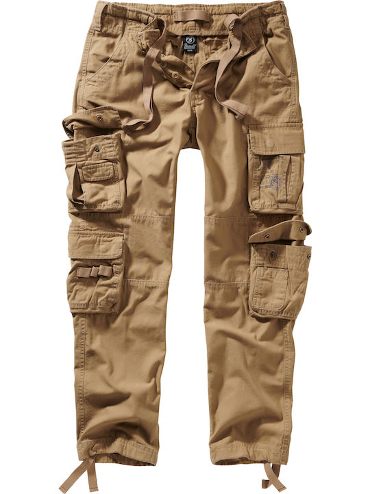 Trousers Cargo in Slim Fit Brown