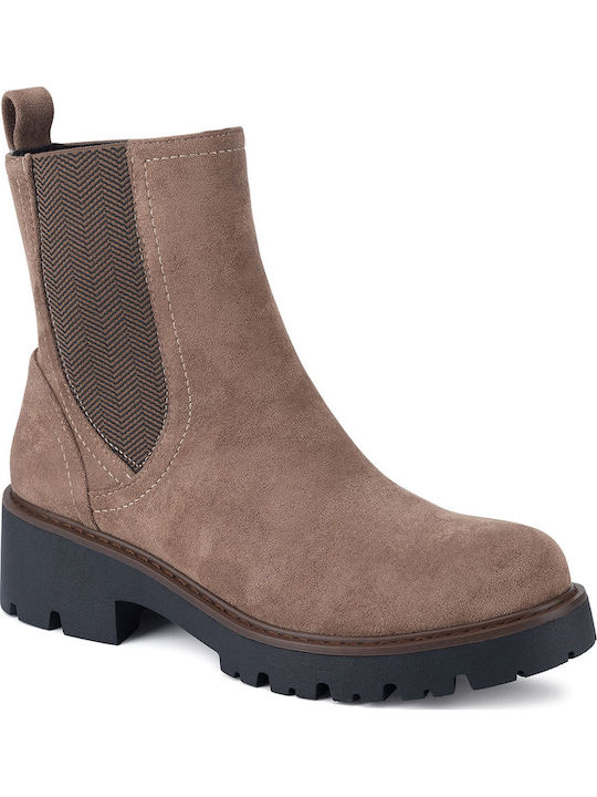 Women's Chelsea Boots Beige