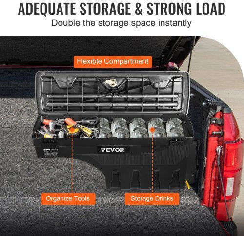 Vevor Car Bed Toolbox for Ford Sierra for Chevrolet Silverado