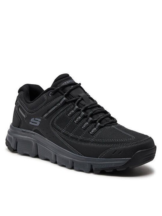 Skechers Upper Draft Ανδρικά Ορειβατικά Παπούτσια Μαύρα