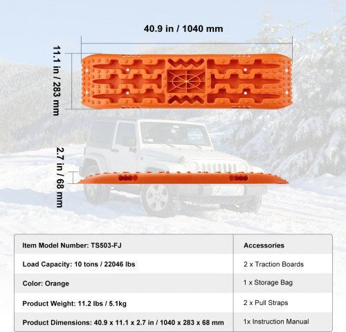 Set of 2 Vevor Tractors Mud Snow Sand Storage Bag Orange Qctkbzbs2jzzn5bmhv0