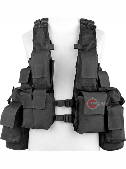 MFH Kampfweste Tactical Black Schwarz