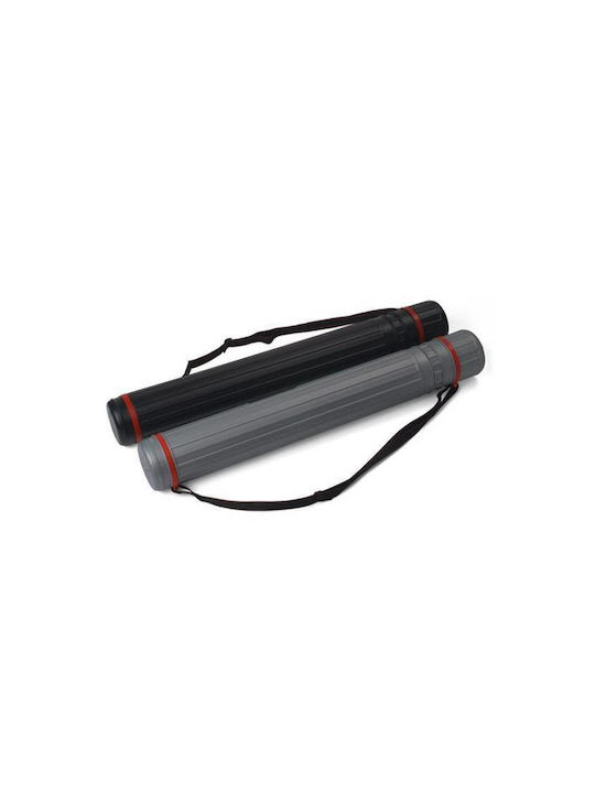 The Littlies Plastic Drafting Tube with Lid and Sling Black