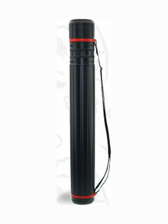 The Littlies Plastic Drafting Tube with Lid and Sling Black