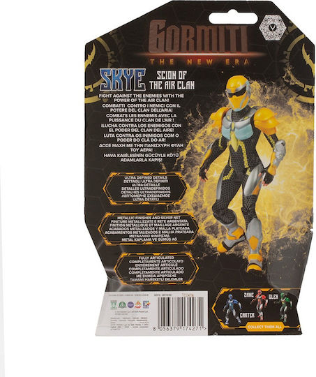 Action Figure The New Era Scions Gormiti Skye for 5+ years Years 15cm.