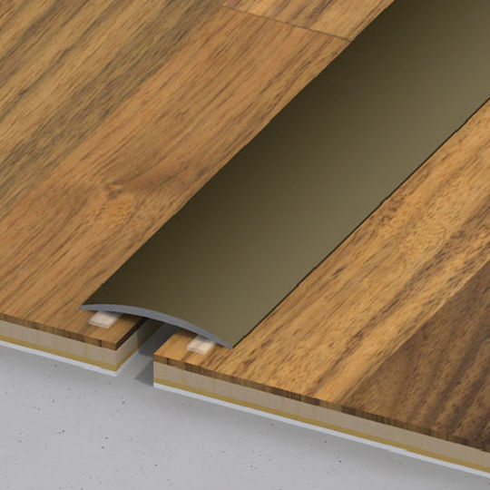 Alfer Aluminium Aufkleber Profil Verbinder Aluminium für Fliesen 100x3x0.5cm