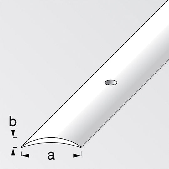 Alfer Aluminium Profile Connector PVC Alfer Floor Joint Profile Beige 1m 100x3x0.5cm