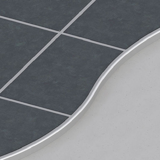 Alfer Aluminium Профил Алуминий за плочки 250x2.1x1см.