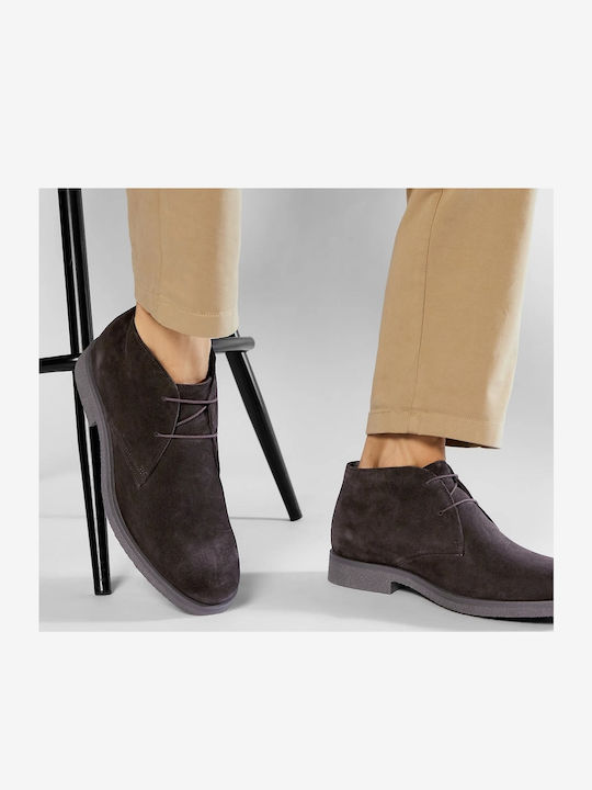 U Claudio A Suede Brown Men's Boots Anatomical