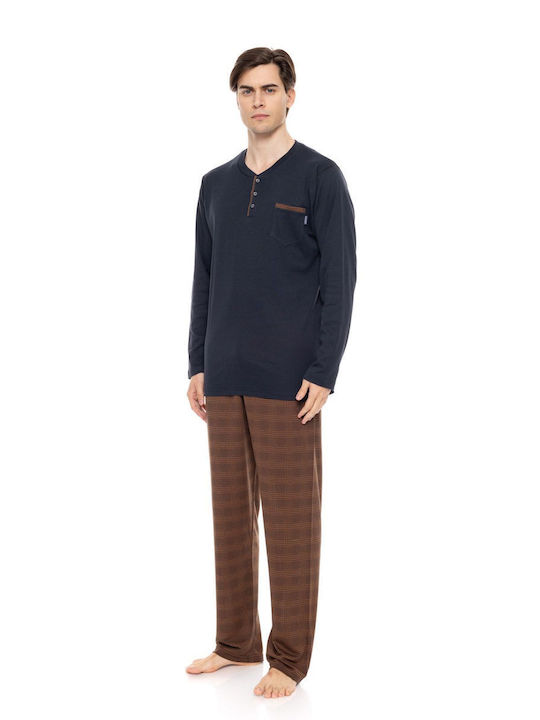 Ulisse Men's Winter Pajamas Set Bronze