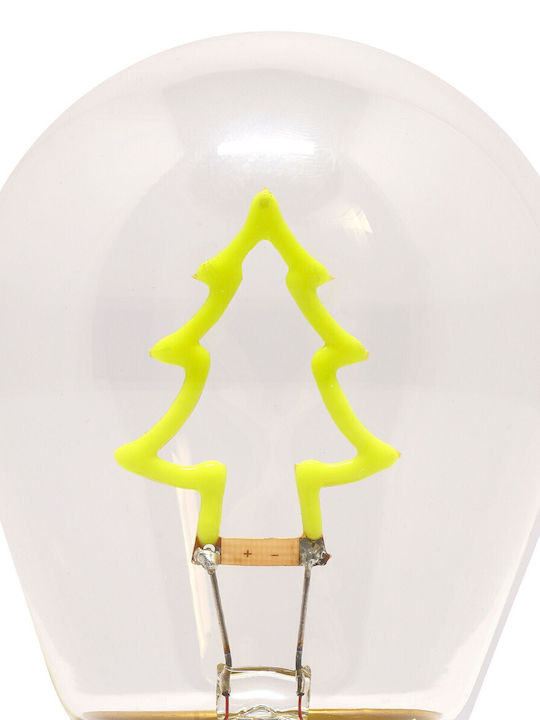 Legami Milano Christmas Glass Electric Candlestick 10.3x6.8cm